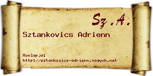 Sztankovics Adrienn névjegykártya